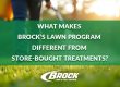What Makes Brock’s Lawn Program Different from Store-Bought Treatments