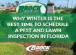 Why Winter Is the Best Time to Schedule a Pest and Lawn Inspection in Florida with Brock Lawn & Pest Control
